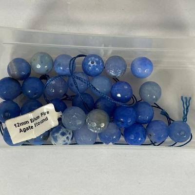 12MM Blue Agate