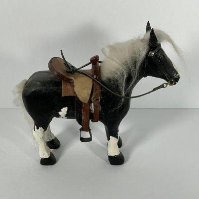 Carved Wood Horse 