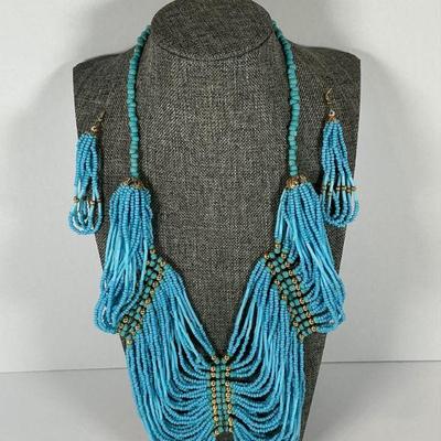 Boho Beaded Necklace