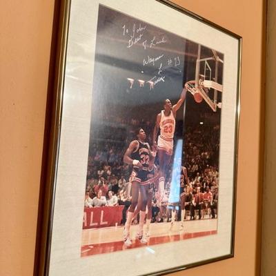 Wayman Tisdale Signed photo