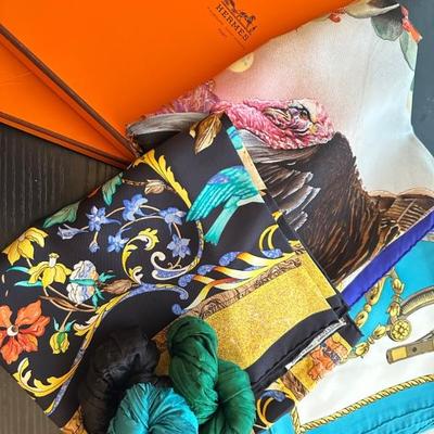Hermes & Fortuny scarves