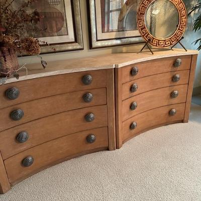 2 Dressers with great style and heft! Excellent condition from Century Furniture