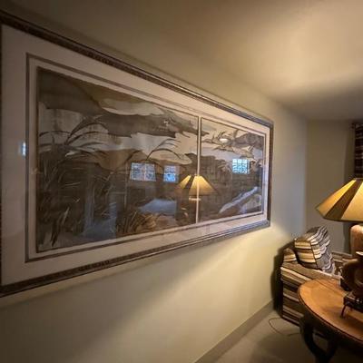 Augustine - Sunlit Reflections - Mixed Media - Chine Coleio Papers & Etching on paper