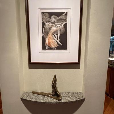 Ballet Art Sculpture and Colour Proof Art by G. H. Rothe