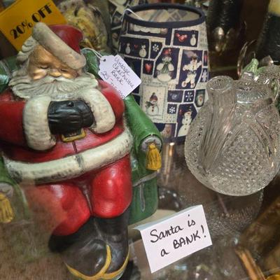 Santa is a bank! 