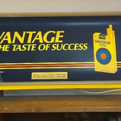 Vantage Cigarette Light-up Clock