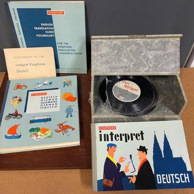 Visaphone 1960 Learn German Set