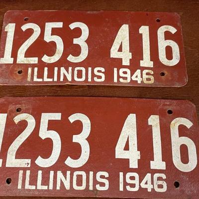 Fiberboard License Plates