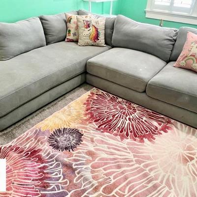 Grey sectional 
