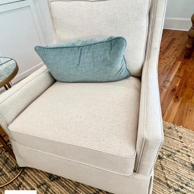 Pair of rocking side chairs 