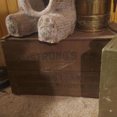 old wood crate