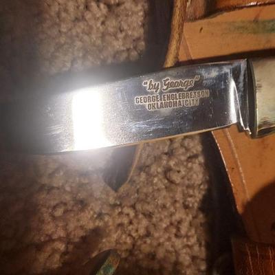 handcrafted knife "by George" Englebretson