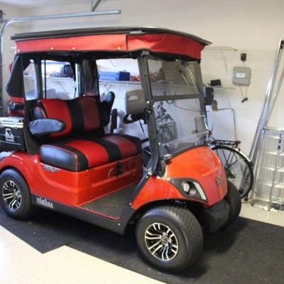 Yamaha Drive 2 Quietech EFI beautiful cart Asking price $12,500 custom seats w/seatbelts