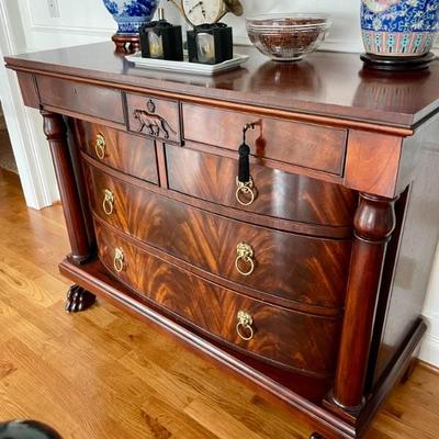 Ralph Lauren Panther Empire Style Chest in amazing Mahogany with top craftsmanship