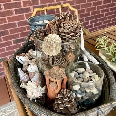 We have a wonderful collection of outdoor furniture, accessories, statues, pots, benches, a Weber grill with copper color steel case, two...