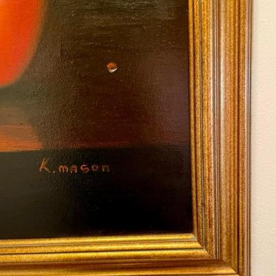 Signed artwork throughout the home