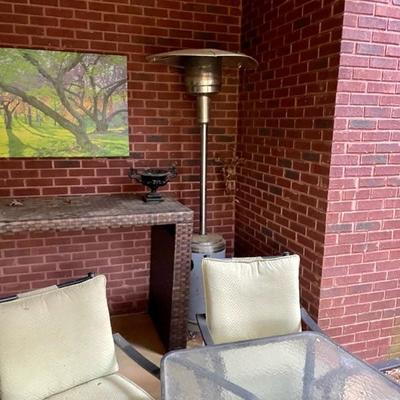 We have a wonderful collection of outdoor furniture, accessories, statues, pots, benches, a Weber grill with copper color steel case, two...