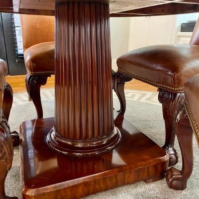 Ralph Lauren Round Table and 6 Ralph Lauren Chairs purchased on the Magnificent Mile in Chicago.
