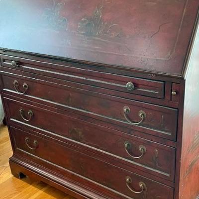 Stunning Seven Seas by Hooker Secretary that conceals flat screen TVs, its a desk as well