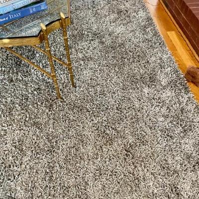 Gray shag carpet, like new