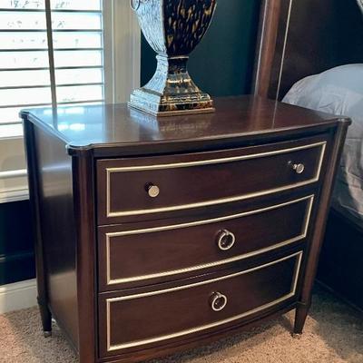 Caracole Bedroom Suite, like new--perfect condition the entire set Chest on Chest, bedside tables and King bed used one time. 