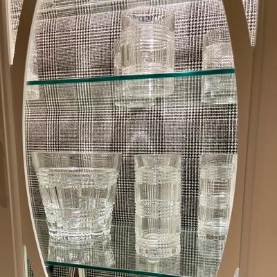 More RL Glassware Plaid and Houndstooth