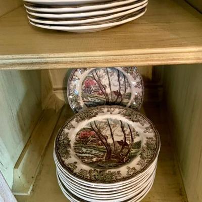 Friendly Village by Johnson Brothers set of dinnerware