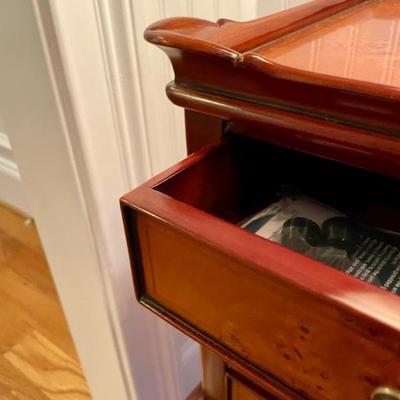 Another amazing small side stand with many drawers all are lined and could be used for jewelry or small unique collectibles