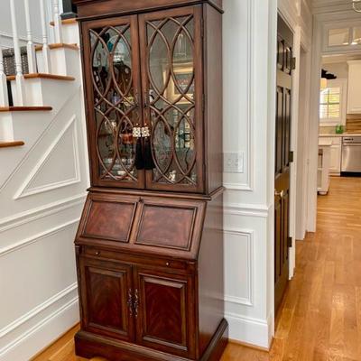 Great Secretary bookcase, with desk and storage--not too large good size