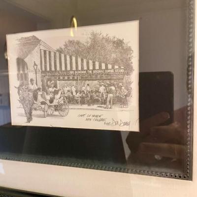 Signed artwork throughout the home