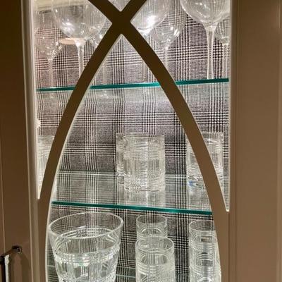 More RL Glassware Plaid and Houndstooth