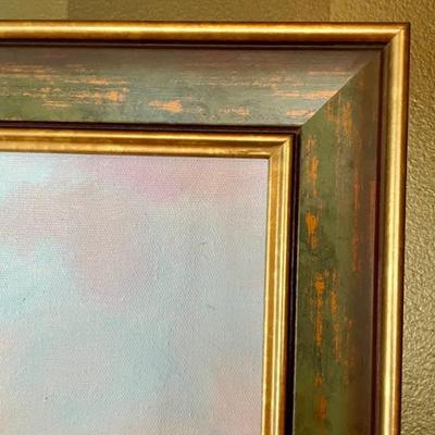 Many pictures and paintings throughout the home all masterfully framed