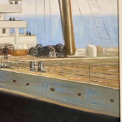 Your own Titanic painting, this is an over mantle painting