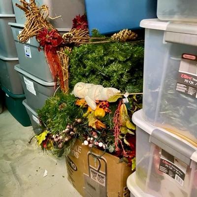 Hundred and hundreds of pieces of decor for Christmas!!!!!