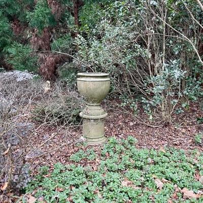 We have a wonderful collection of outdoor furniture, accessories, statues, pots, benches, a Weber grill with copper color steel case, two...