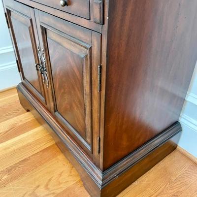 Great Secretary bookcase, with desk and storage--not too large good size