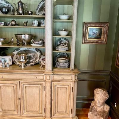 Fantastic display cabinet--the cabinet is from Ralph Lauren Store (was used to display in flagship location)