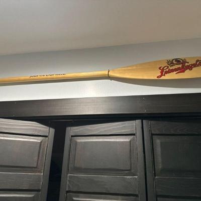 Leinenkugel's canoe paddle