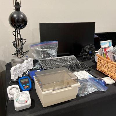 Office supplies - keyboards, monitor