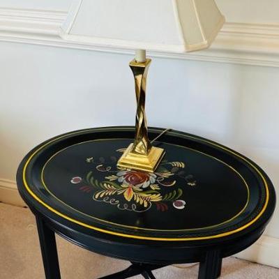 Tole tray top table
