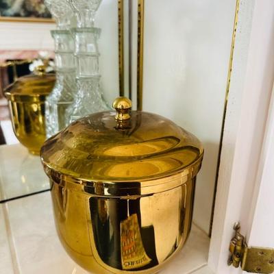 Brass ice bucket