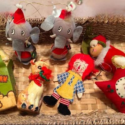Vintage Christmas ornaments