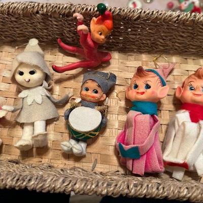 Vintage Christmas ornaments knee huggers