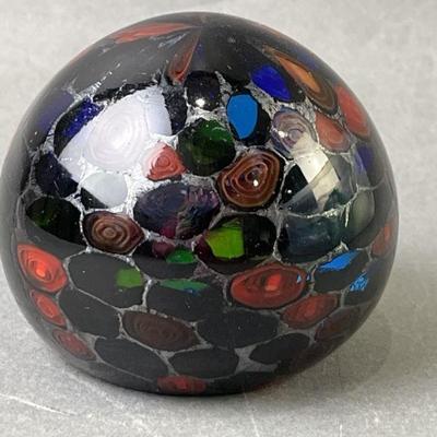 Lot 105 | Fratelli Tosi Bullseye Murine Murano Paperweight

