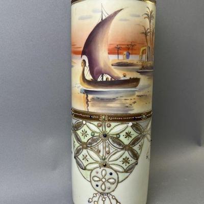 Lot 188 | Unusual Antique Hand Painted Nippon Vase
