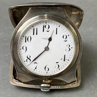 Lot 176 | Majestic 8 Day Clock In Sterling Silver Case
