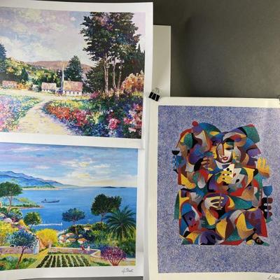 Lot 63 | 3 Signed Prints by Perez, Picot & Krasnyansky
