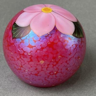 Lot 110 | Orient & Flume Paperweight Signed by Braley
