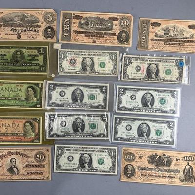 Lot 243 | Vintage & Antique Bills Canadian American & CSA
