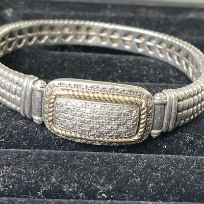 Lot 148 | Diamond & Silver With 14K Gold Embellishments
